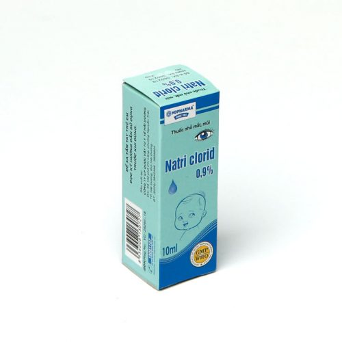 NATRI CLORID 0,9% (thuốc nhỏ mắt, mũi - lọ nhọn) - HDPHARMA -SINCE 1961