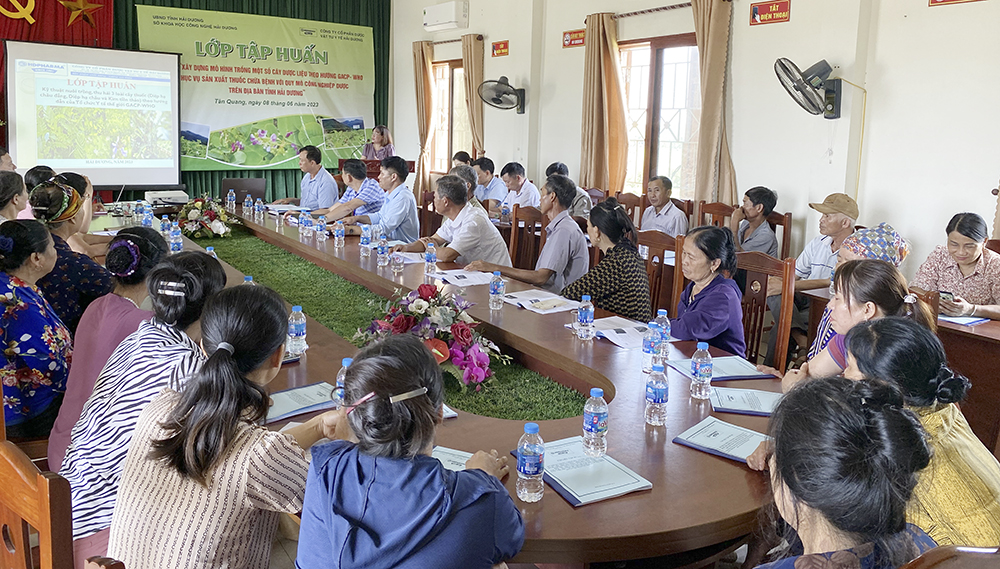 Xây dựng mô hình trồng cây lấy tinh dầu theo tiêu chuẩn GACPWHO